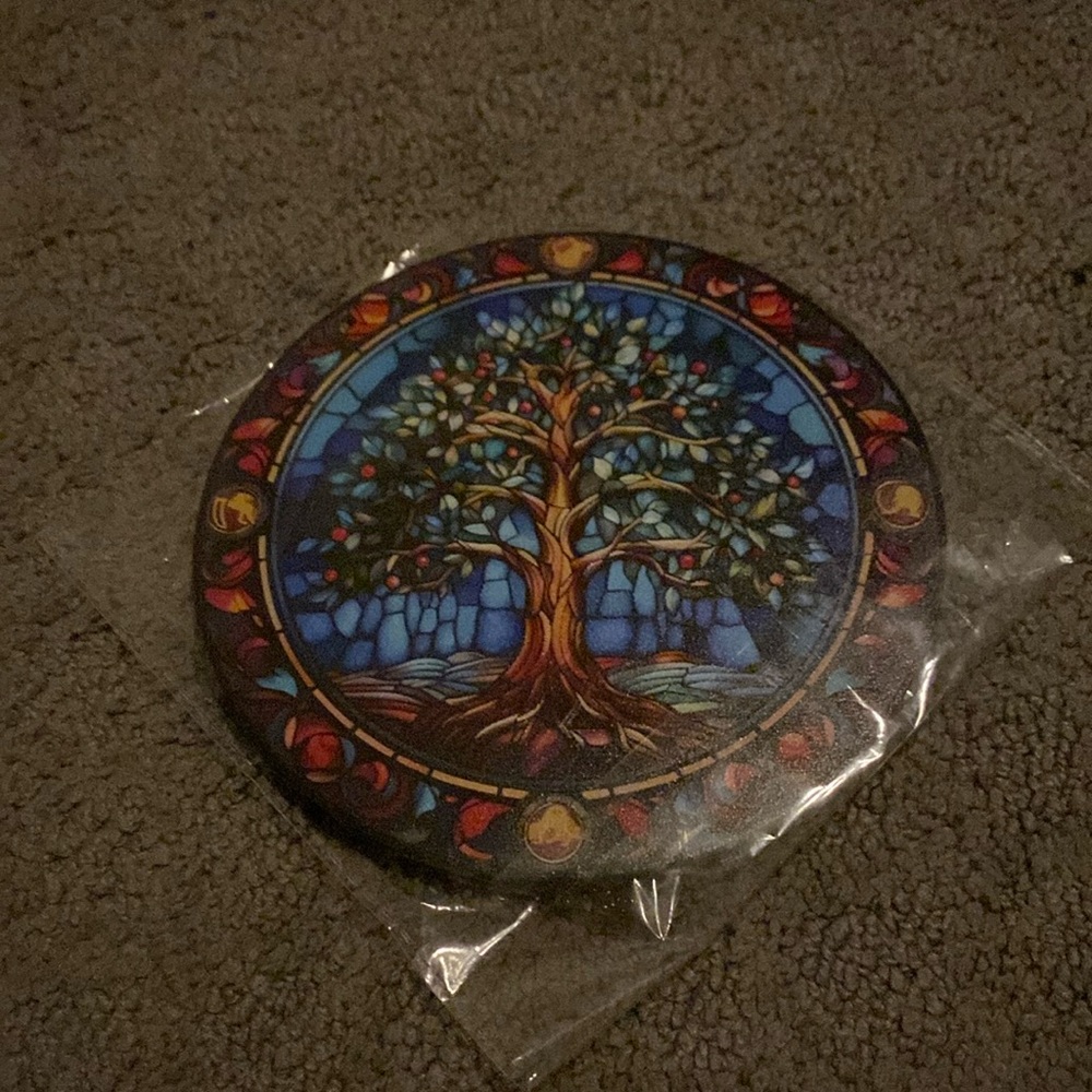 “Stained Glass Window” w/ Hanging Accessory